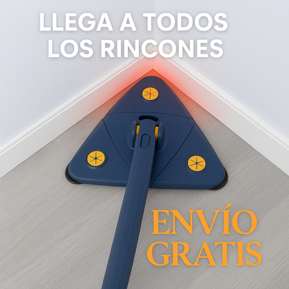 SuperMop® - Fregona 360º autoescurrible + Kit de Recambios Grátis [SOLO HOY]